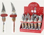 Reageerbuis wensglas santa kerstman glas/pet ca. 15x2 cm per, Hobby en Vrije tijd, Ophalen of Verzenden, Nieuw