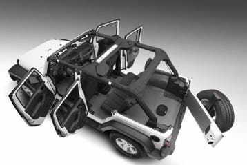 Husky Liners 07-17 Jeep Wrangler JKU 4dr Guardian Impact, Ophalen of Verzenden
