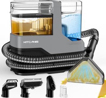 Tapijtreiniger 600W | 4 Opzetstukken | Retourdeal 29% Kor..., Ophalen of Verzenden, Nieuw, Waterstofzuiger