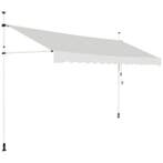 2dekans | coast Intrekbaar Zonnescherm 300x125 cm — Beige,, Ophalen of Verzenden, Zo goed als nieuw