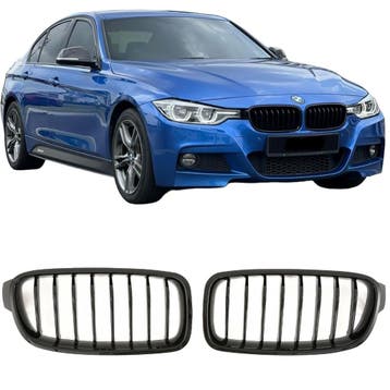 Grille glans zwart geschikt voor BMW 3 Serie F30 F31 |, Auto diversen, Tuning en Styling