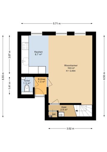 Te huur: Appartement Camperstraat in Amsterdam, Noord-Holland, Appartement, Amsterdam