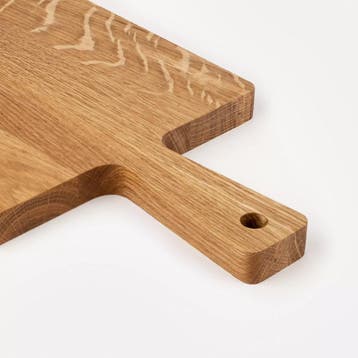 HOCHO Snijplank met Handvat – Eikenhout – 480x200x20 mm, Ophalen of Verzenden, Nieuw
