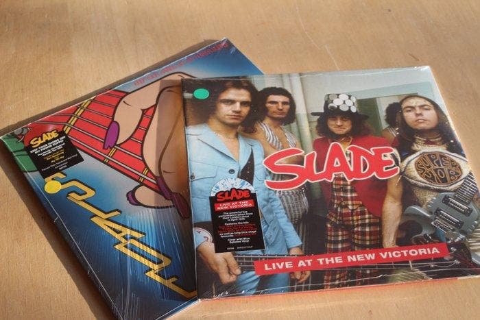 Slade - Live at the New Victoria 2LP (Splatter Vinyl) + Keep, Cd's en Dvd's, Vinyl Singles