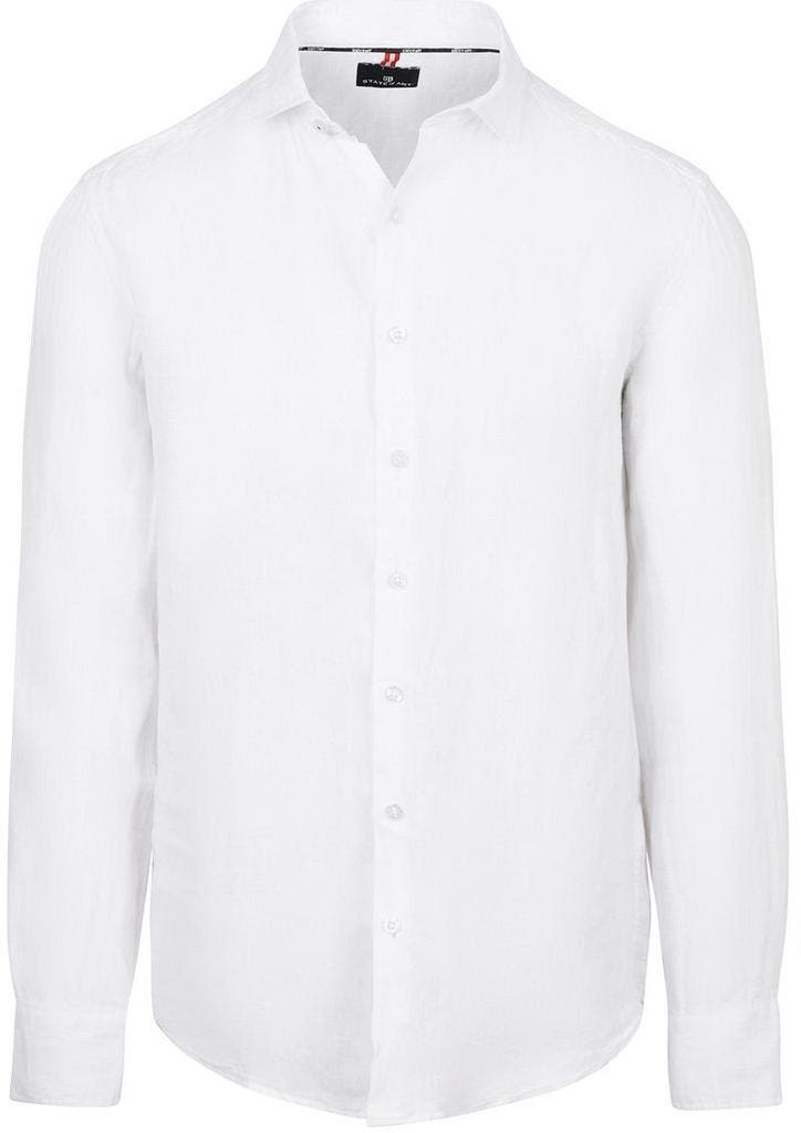State Of Art Overhemd Linnen Wit maat S Heren, Kleding | Heren, Overhemden, Wit, Nieuw, Verzenden
