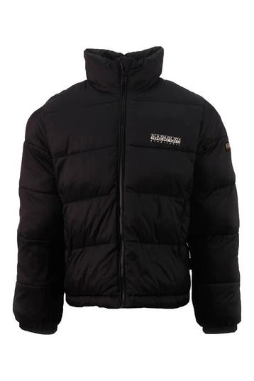 Napapijri Winterjas in maat L Zwart, Verzenden, Zo goed als nieuw, Zwart, Napapijri