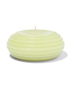 HEMA Vormkaars 10x4.5cm ribbel lichtgroen, Verzenden, Nieuw