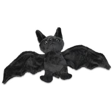 Inware vleermuis knuffel - pluche - zwart - 18 cm, Verzenden, Nieuw