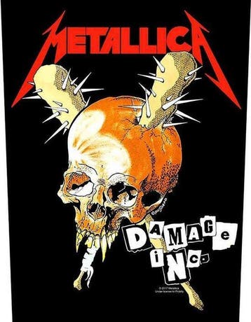 Metallica - Damage Inc. - Rugpatch officiële merchandise, Ophalen of Verzenden, Nieuw, Kleding