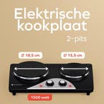 2dekans | KitchenBrothers Elektrische Kookplaat - 2 Pits -, Ophalen of Verzenden, Zo goed als nieuw