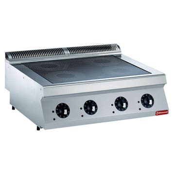 Diamond Inductie Kookplaat | 4 Zones Top | 400v | 800x700x25, Ophalen of Verzenden, Nieuw in verpakking