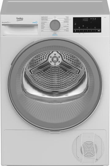 Beko B5t6824ws1 Warmtepompdroger – 8 Kg – Energieklasse, Ophalen of Verzenden, Nieuw, Voorlader, 85 tot 90 cm