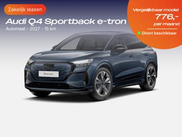 Audi Q4 Sportback e-tron | Zakelijk Leasen vanaf 341,- p/mnd, Nieuw, Financial lease, Lease