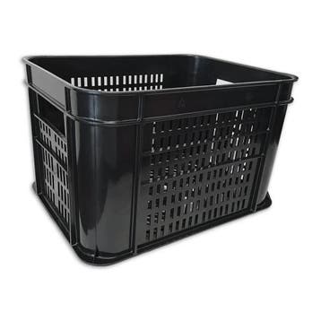 Lynx Fietskrat Zwart Kunststof 30 Liter, Verzenden, Nieuw