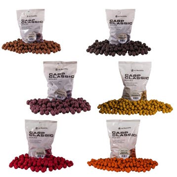 Ultimate Carp Classic Boilies Try-Out Pack (6kg) (6 Smaken!), Watersport en Boten, Verzenden, Nieuw