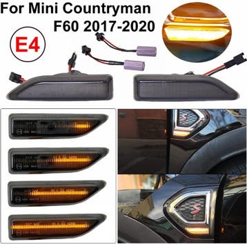 Dynamisch knipperlicht ZWART Mini Countryman F60 2017-2020, Auto-onderdelen, Verlichting, Nieuw