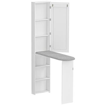 Opvouwbare Strijkplankkast Met Deur, Interne Planken, Spiege, Verzenden, Nieuw