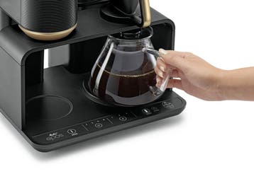 Melitta Epos koffiezetapparaat 1024-04 zwart goud, Verzenden, Nieuw