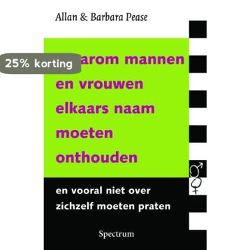 Waarom mannen en vrouwen elkaars naam moeten onthouden en, Verzenden, Gelezen, Allan Pease