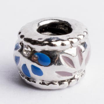 Be Charmed kraal zilver met een rhodium laag (nikkelvrij)..., Ophalen of Verzenden, Nieuw, Kraal