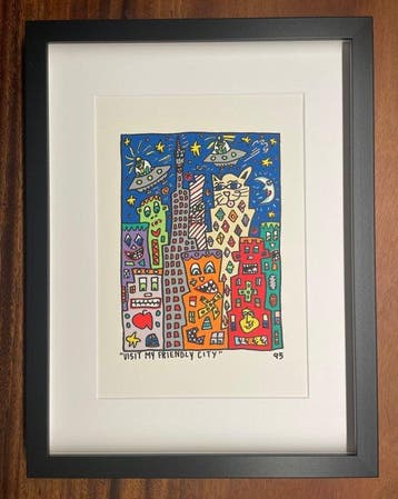 James Rizzi (1950-2011) - Visit my friendly City
