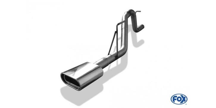 FOX Dodge Nitro uitlaatsysteem enkelzijdig rechts - 160x80 t, Auto-onderdelen, Uitlaatsystemen, Nieuw, Verzenden