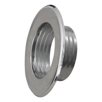 Afwerkrozet Ø125mm - RVS, Doe-het-zelf en Verbouw, Ventilatie en Afzuiging, Verzenden, Nieuw