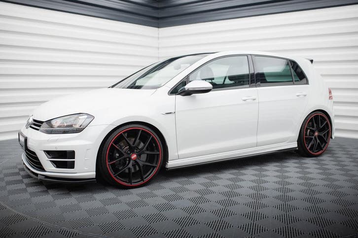 Maxton Splitters (set) Volkswagen Golf R Hatchback Mk7, Auto diversen, Tuning en Styling, Verzenden