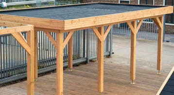 Dakfolie amerikaans rubber EPDM dakbedekking dakleer, Kunststof, Zwart, Overige typen, Nieuw