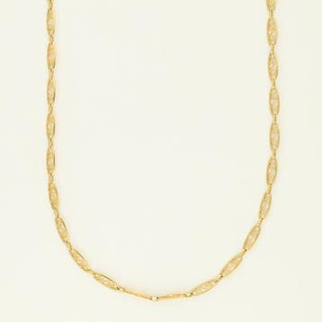 Halsketting - 18 karaat Geel goud - Gouden collier, Nieuw