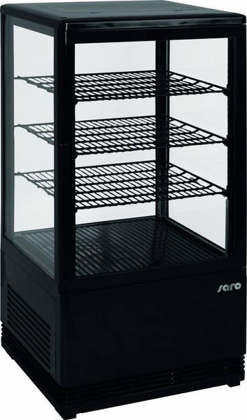 Mini koelvitrine Zwart | 78 liter Saro, Verzenden, Nieuw in verpakking
