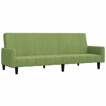 Logeerbed 2-persoons Fluweel | Tweedekansje | OP=OP, Tweepersoons, Ophalen of Verzenden, Groen, 220 cm