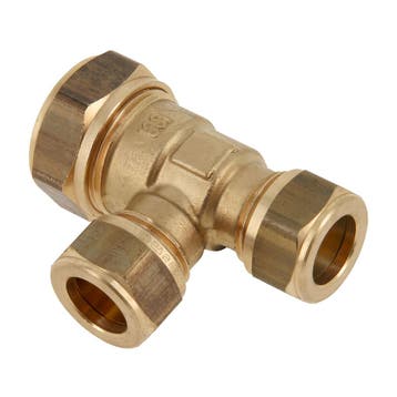 BONFIX Knel messing T-stuk 15 x 12 x 12 mm, Ophalen of Verzenden, Nieuw
