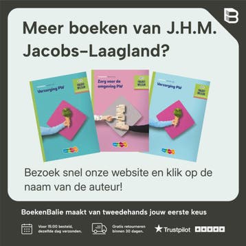 Zorg voor de omgeving / niveau 3 en 4 pedagogisch werk /, Boeken, Schoolboeken, Verzenden, Zo goed als nieuw, J.H.M. Jacobs-Laagland