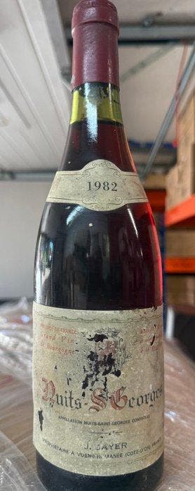 1982 Jacqueline Jayer - Nuits St. Georges - 1 Fles (0,75, Nieuw