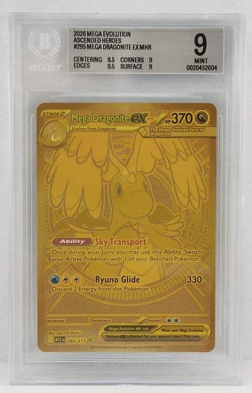 Pokémon Graded card Mega Dragonite ex - 295/217 Full art -, Nieuw