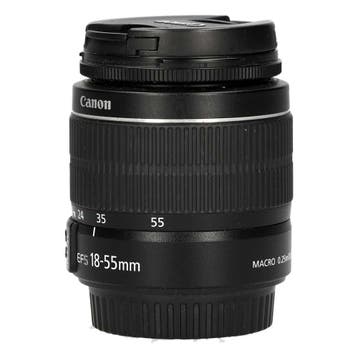 Canon EF-S 18-55mm f/3.5-5.6 III met garantie, Ophalen of Verzenden, Gebruikt