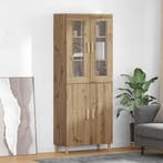 vidaXL buffetkast Artisan Eiken 69,5 x 34 x 180 cm, Minder dan 50 cm, Verzenden, Nieuw, Minder dan 100 cm