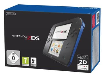 Nintendo 2DS Zwart/Blauw in Doos (Nette Staat), Ophalen of Verzenden, Zo goed als nieuw