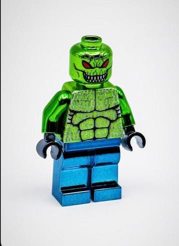 Lego Minifiguur - DC Comics - Chrome Green Killer Croc, Nieuw