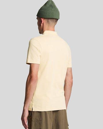 2dekans | Lyle and Scott Sport SS Polo Heren Beige S, Ophalen of Verzenden, Zo goed als nieuw, Beige, Lyle & Scott