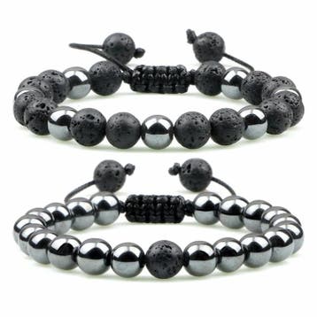 Fako Bijoux - Dubbele Kralen Armband Suprême  - 8mm -, Verzenden, Nieuw