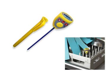 GGM Gastro | Digitale kernthermometer - RVS - met | DFP450-W, Verzenden, Nieuw