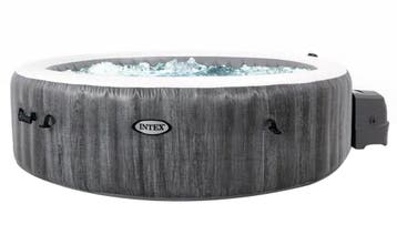 Intex Pure Spa Greywood Deluxe opblaasbare spa - 4 persoons, Verzenden, Nieuw, Rond, Minder dan 200 cm