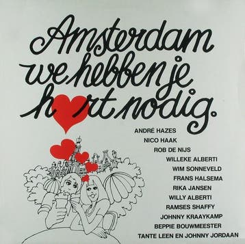 Amsterdam We Hebben Je Hart Nodig, Cd's en Dvd's, Vinyl | Nederlandstalig, Verzenden, Gebruikt, 12 inch
