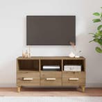 vidaXL TV-kast Ambachtelijk eiken 102 x 36 x 50 cm Bewerkt, Minder dan 50 cm, Verzenden, Nieuw, Minder dan 100 cm