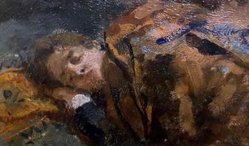 Roberto Fontana (1844-1907) - Bimba che dorme