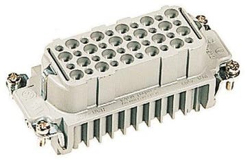 Harting Han D 40 Positie Vrouwelijke Crimp Invoeging 10A, Verzenden, Nieuw, Overige typen