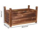 Houten Verhoogde Plantenbak – Tuinbak voor Bloemen en amp, Tuin en Terras, Bloembakken en Plantenbakken, Verzenden, Nieuw