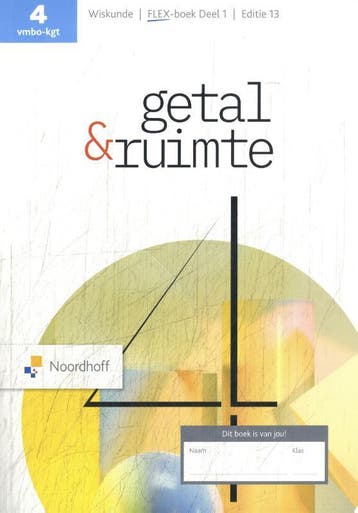 Getal ampampamp Ruimte 4 vmbo kgt deel 1 leerb 9789001055523, Boeken, Verzenden, Zo goed als nieuw